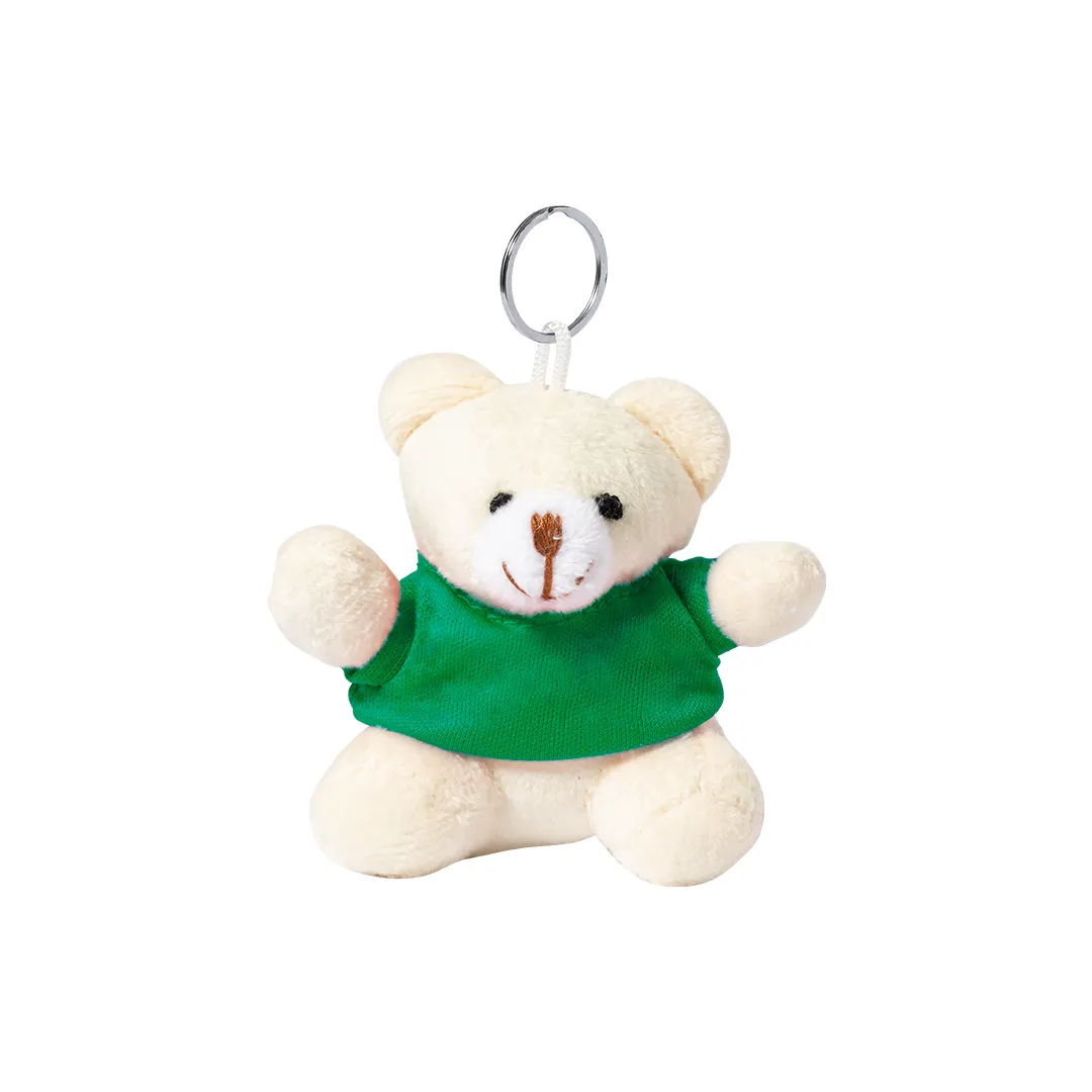 LLAVERO PELUCHE TEDCHAIN VERDE