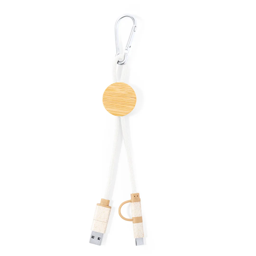 Cable Cargador Denny NATURAL