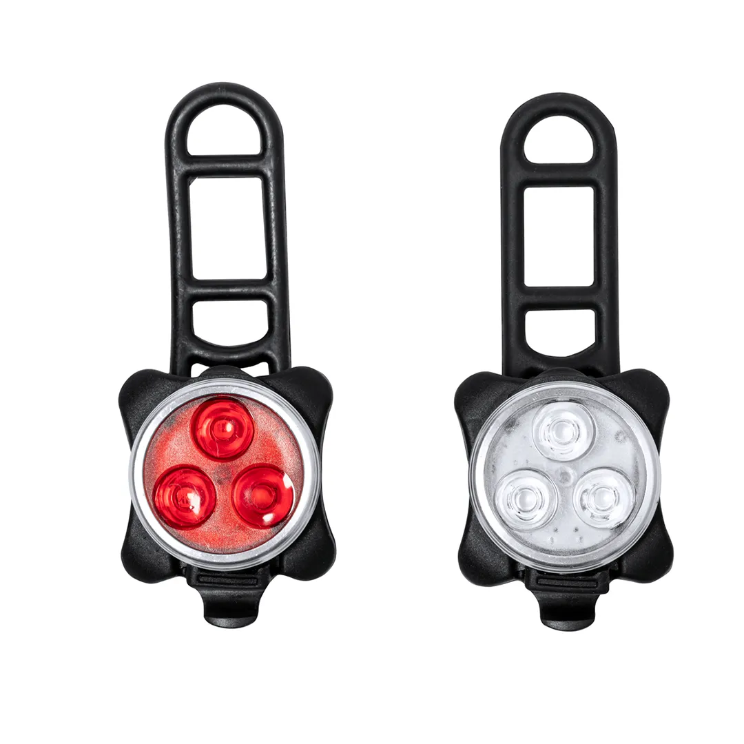 Set Luces Seguridad Bici Remko NEGRO