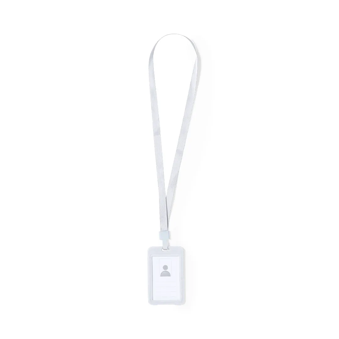 Identificador Lanyard Fleck BLANCO