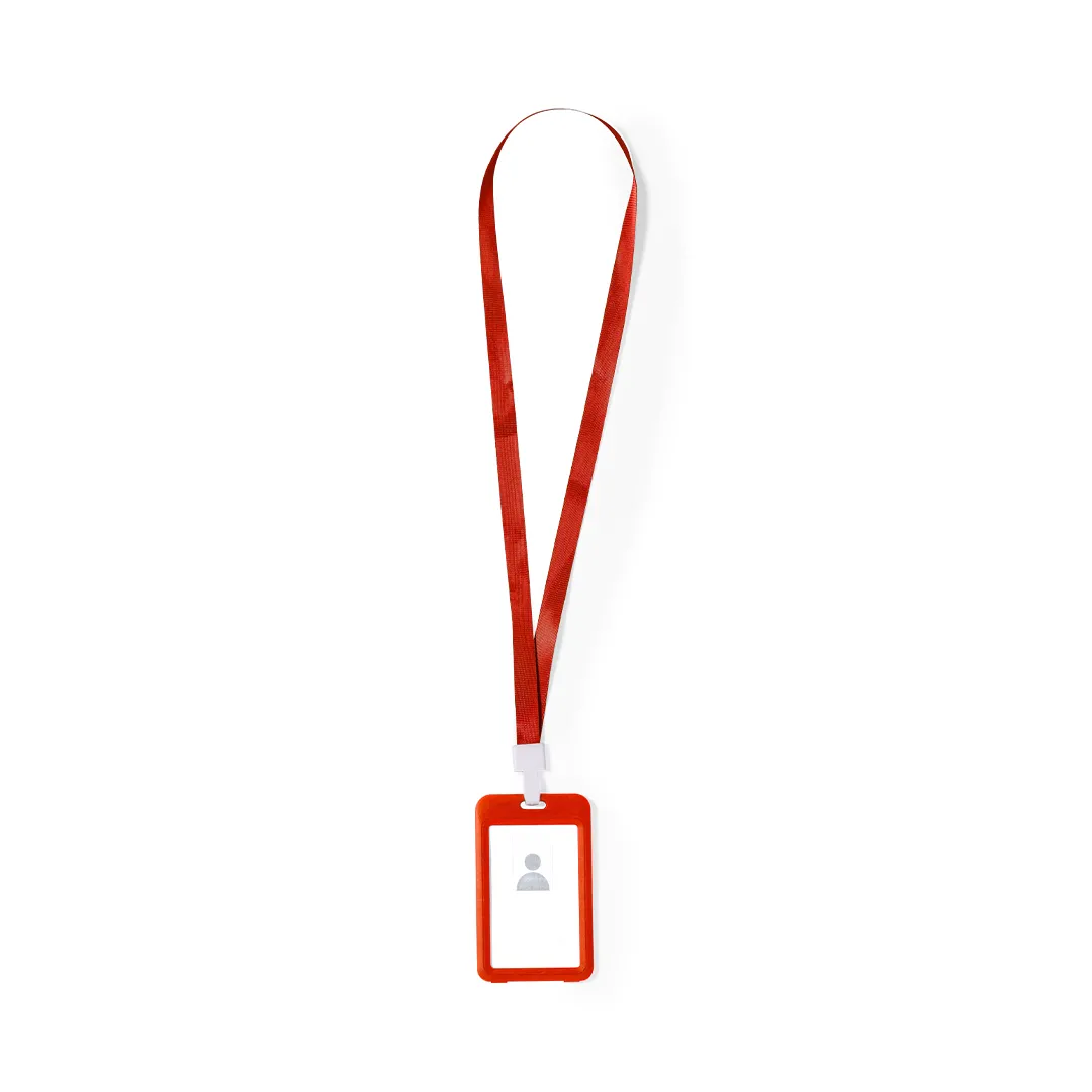 Identificador Lanyard Fleck ROJO