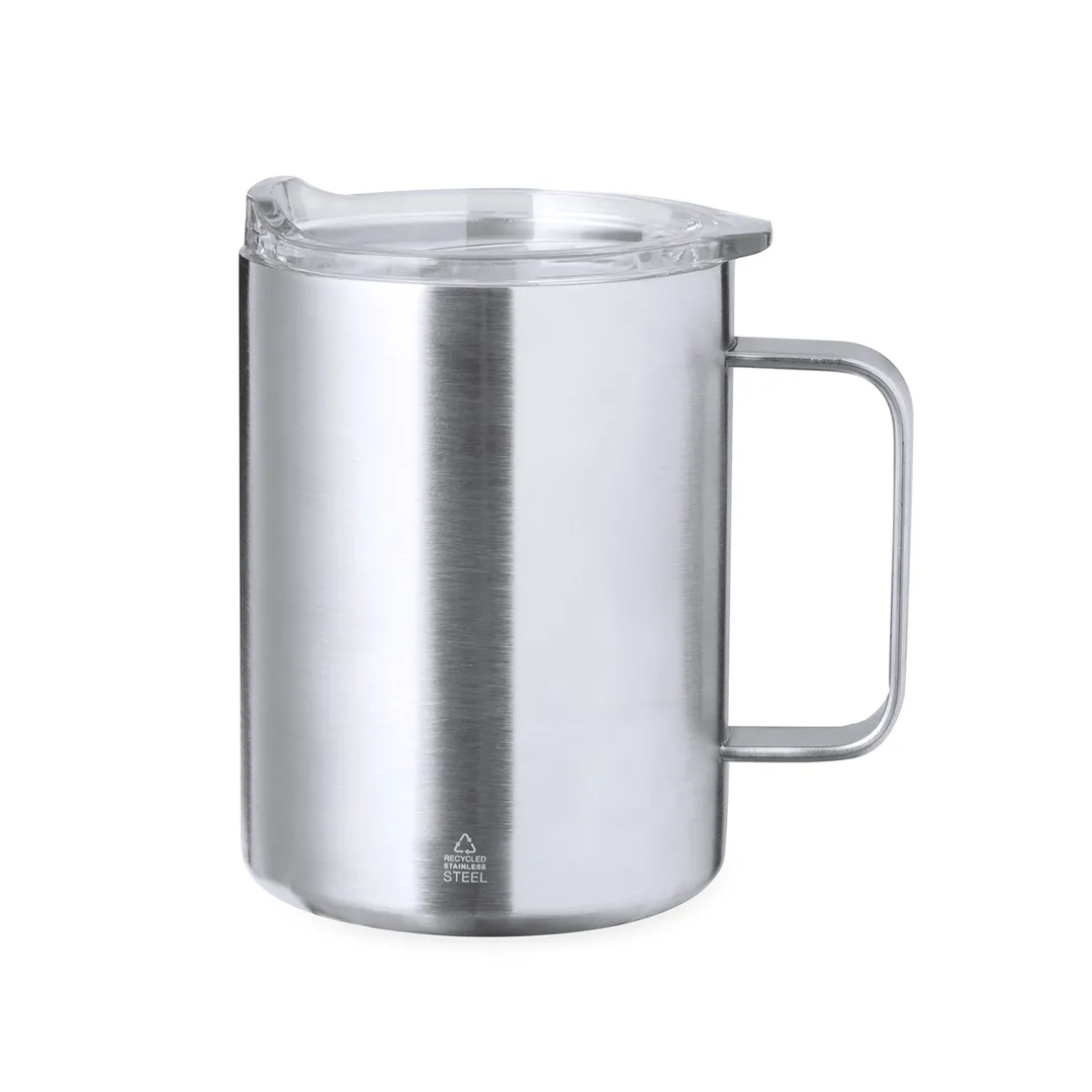 Taza Térmica Dovery PLATEADO