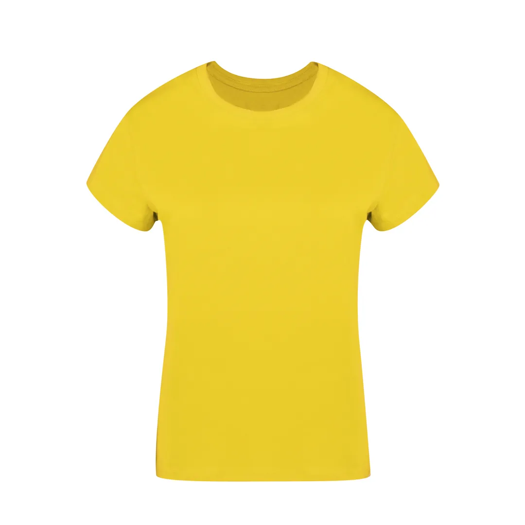 Camiseta Mujer Color Seiyo AMARILLO