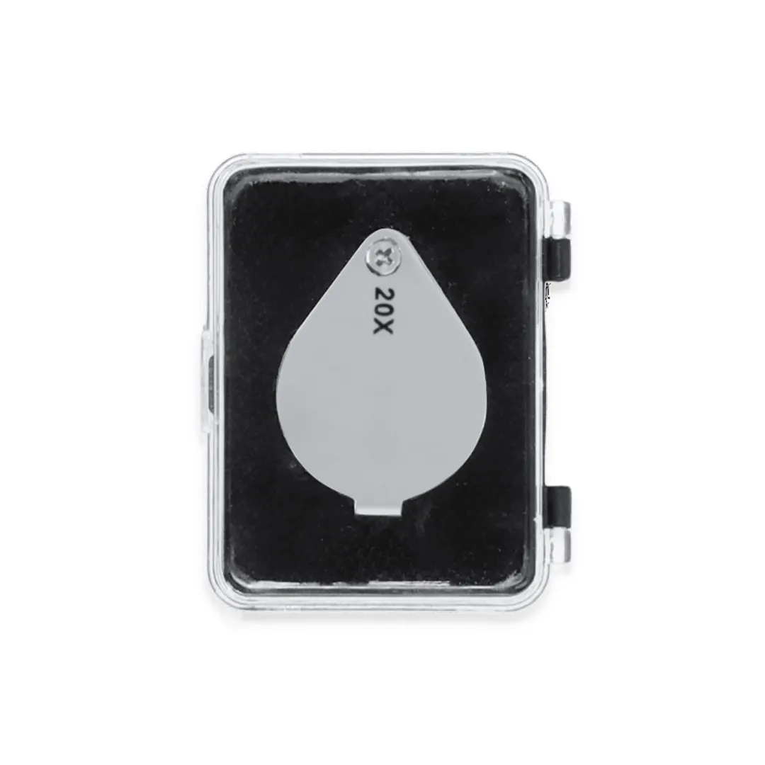 Lupa Rindex 20X PLATEADO