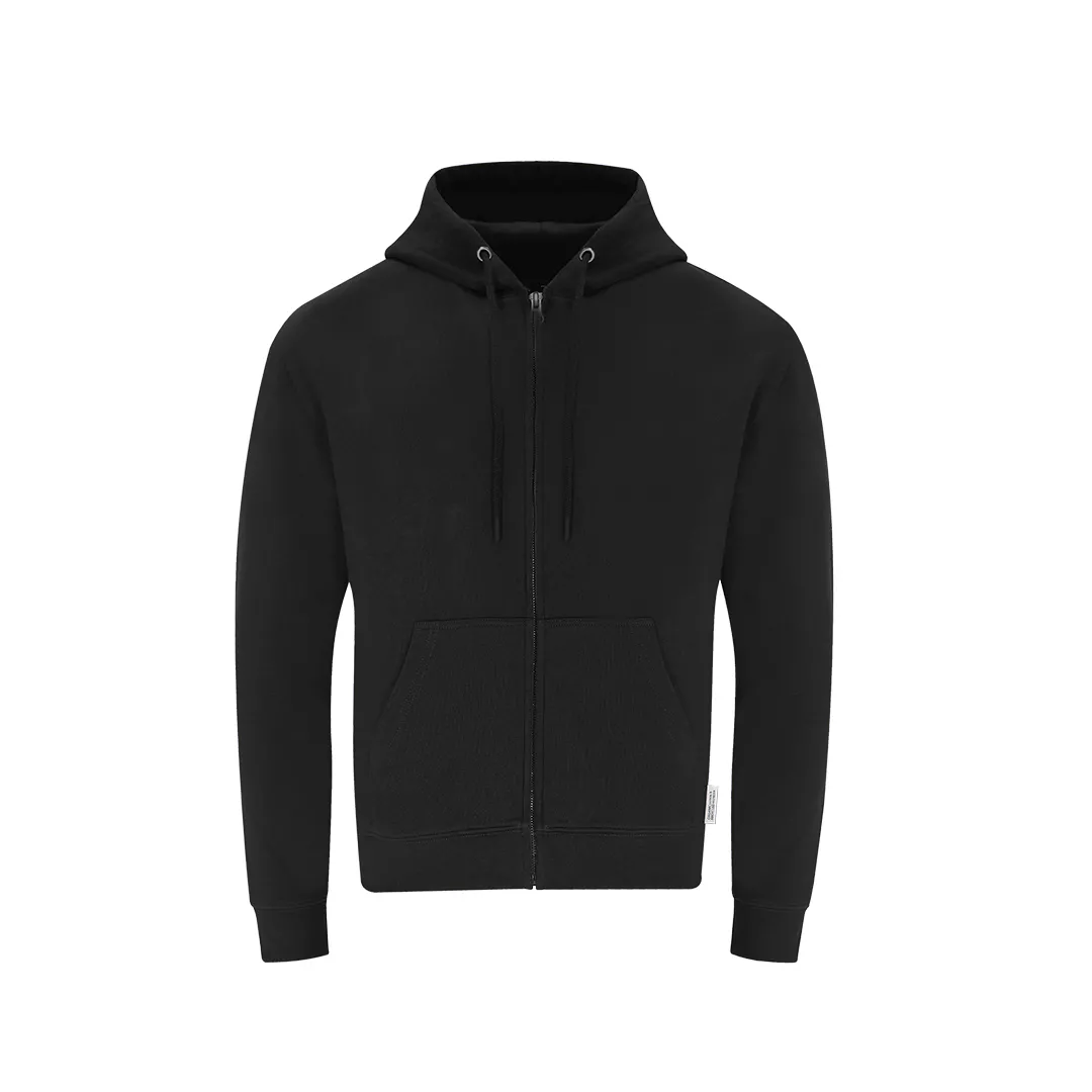 Sudadera Adulto Capucha + Cremallera Walder NEGRO