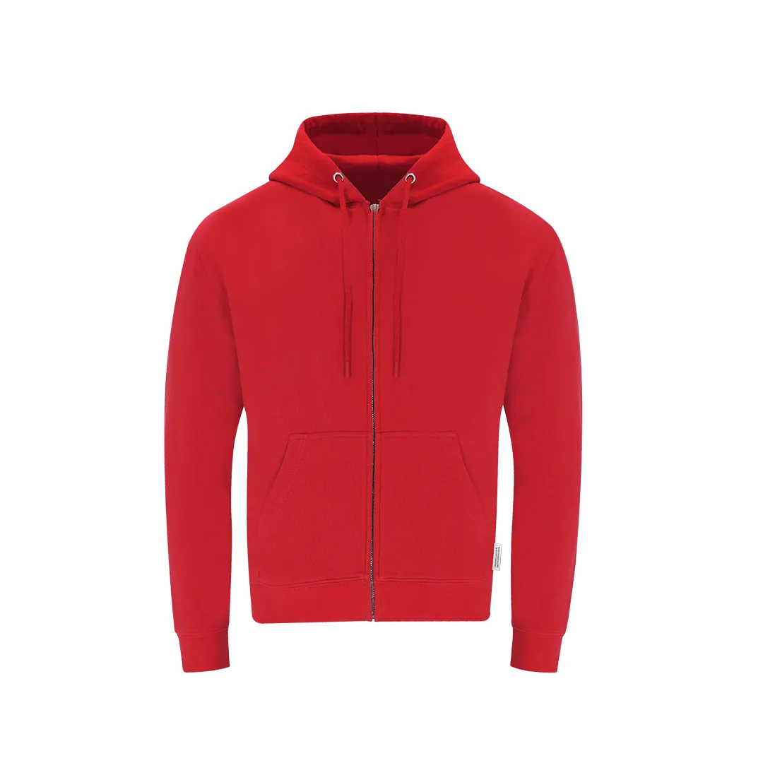 Sudadera Adulto Capucha + Cremallera Walder ROJO