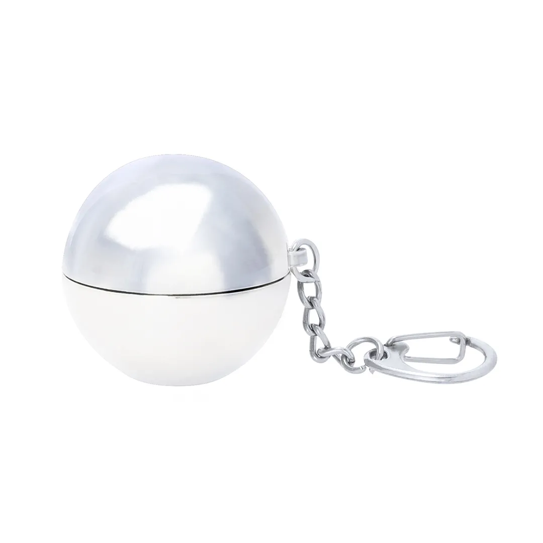Llavero Bálsamo Labial Frissel PLATEADO