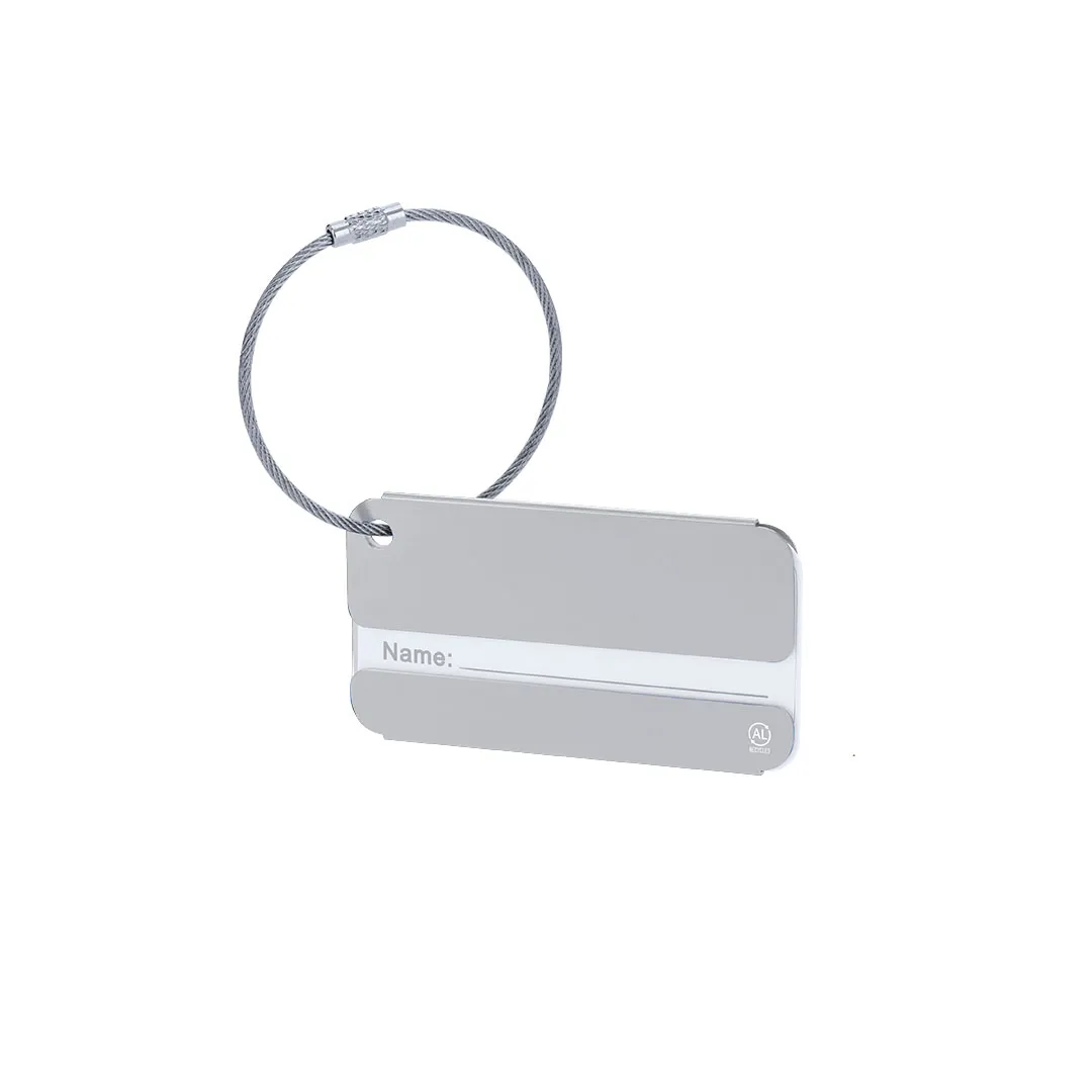 Identificador Maletas Halux PLATEADO