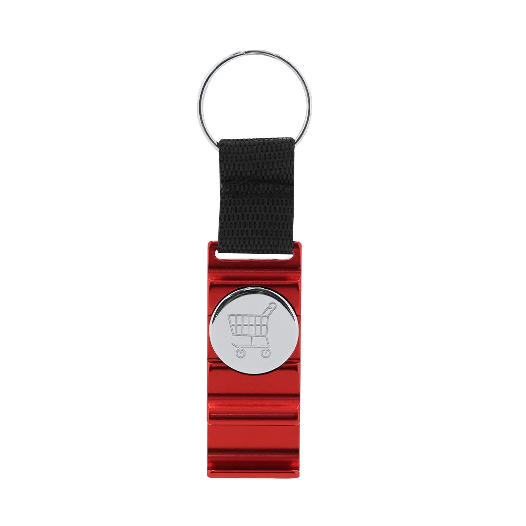 Llavero Moneda Soporte Nevin ROJO