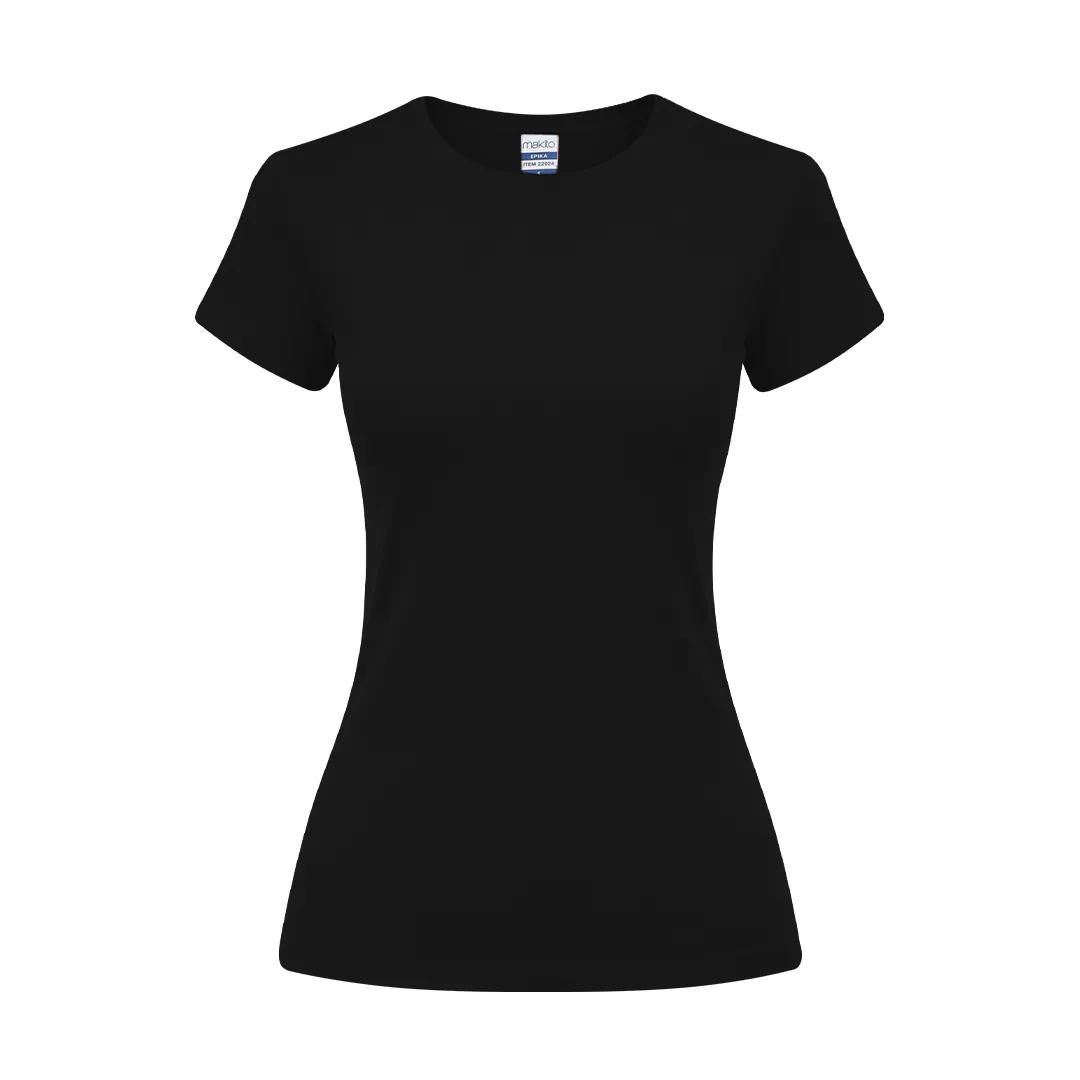 Camiseta Mujer Color Epika NEGRO