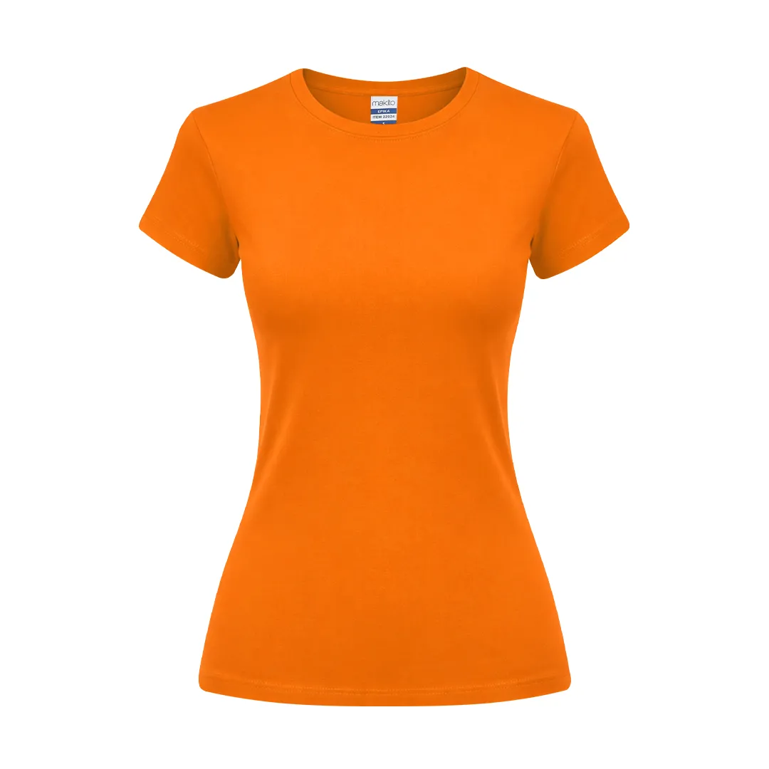 Camiseta Mujer Color Epika NARANJA