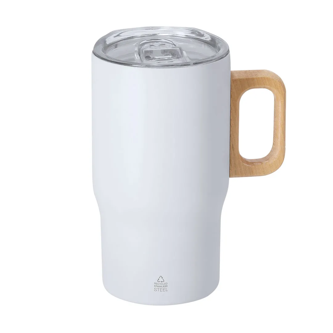 Taza Térmica Zaran BLANCO