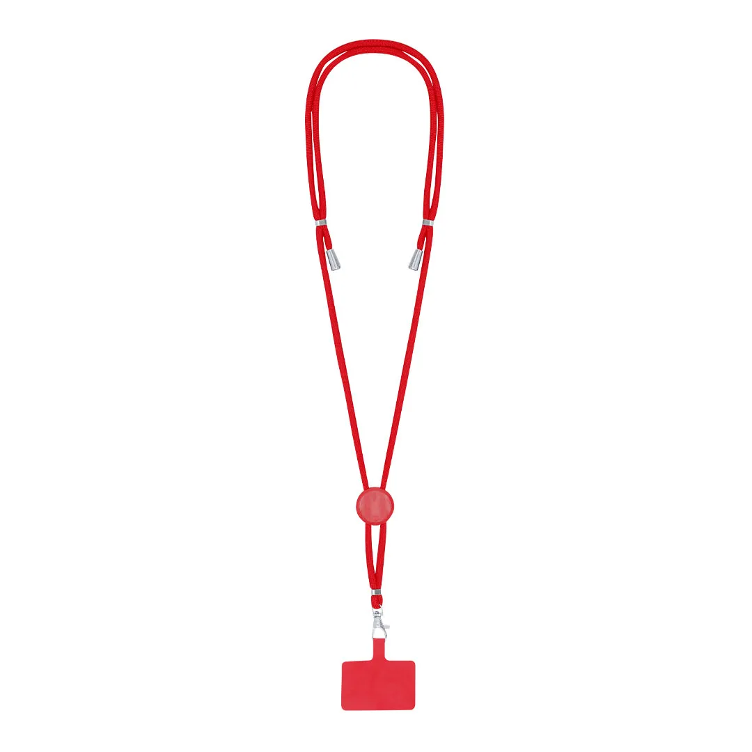 Lanyard Soporte Zaret ROJO