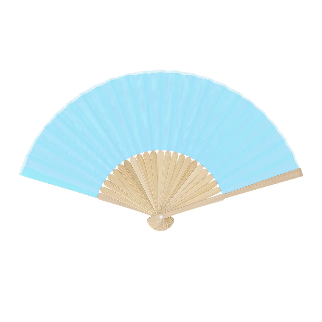 Abanico Mynor AZUL CLARO