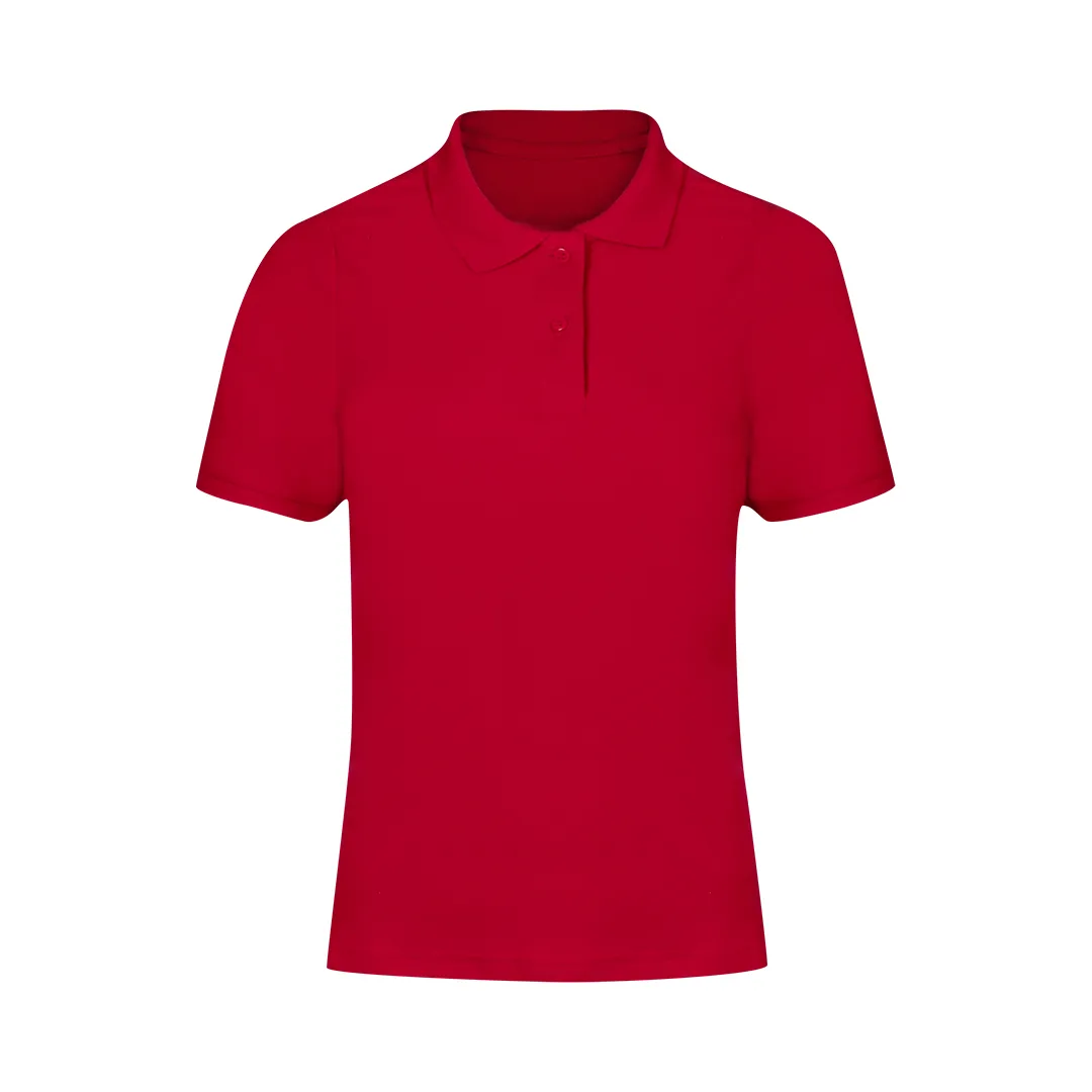 Polo Mujer Color Charles ROJO