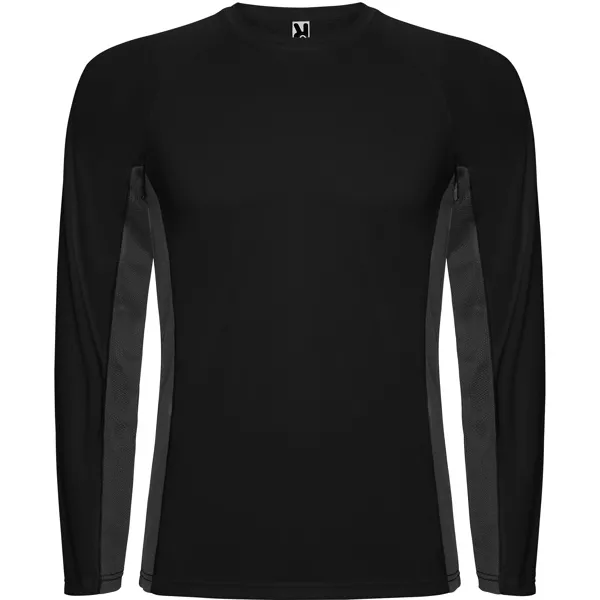 SHANGHAI L/S NEGRO/PLOMO OSCURO
