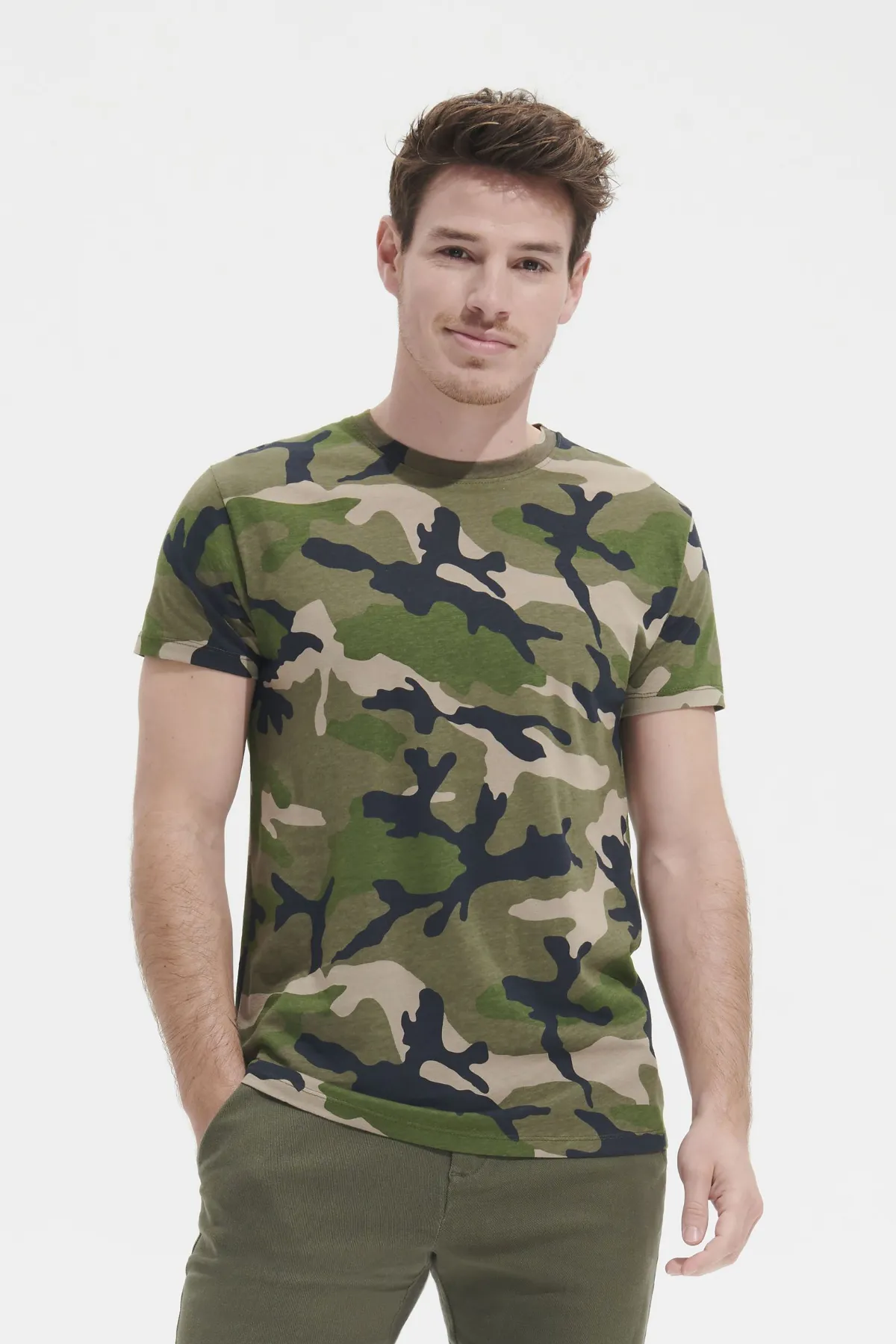 CAMISETA Sols Camiseta Hombre Cuello Redondo SOL'S CAMO MEN
