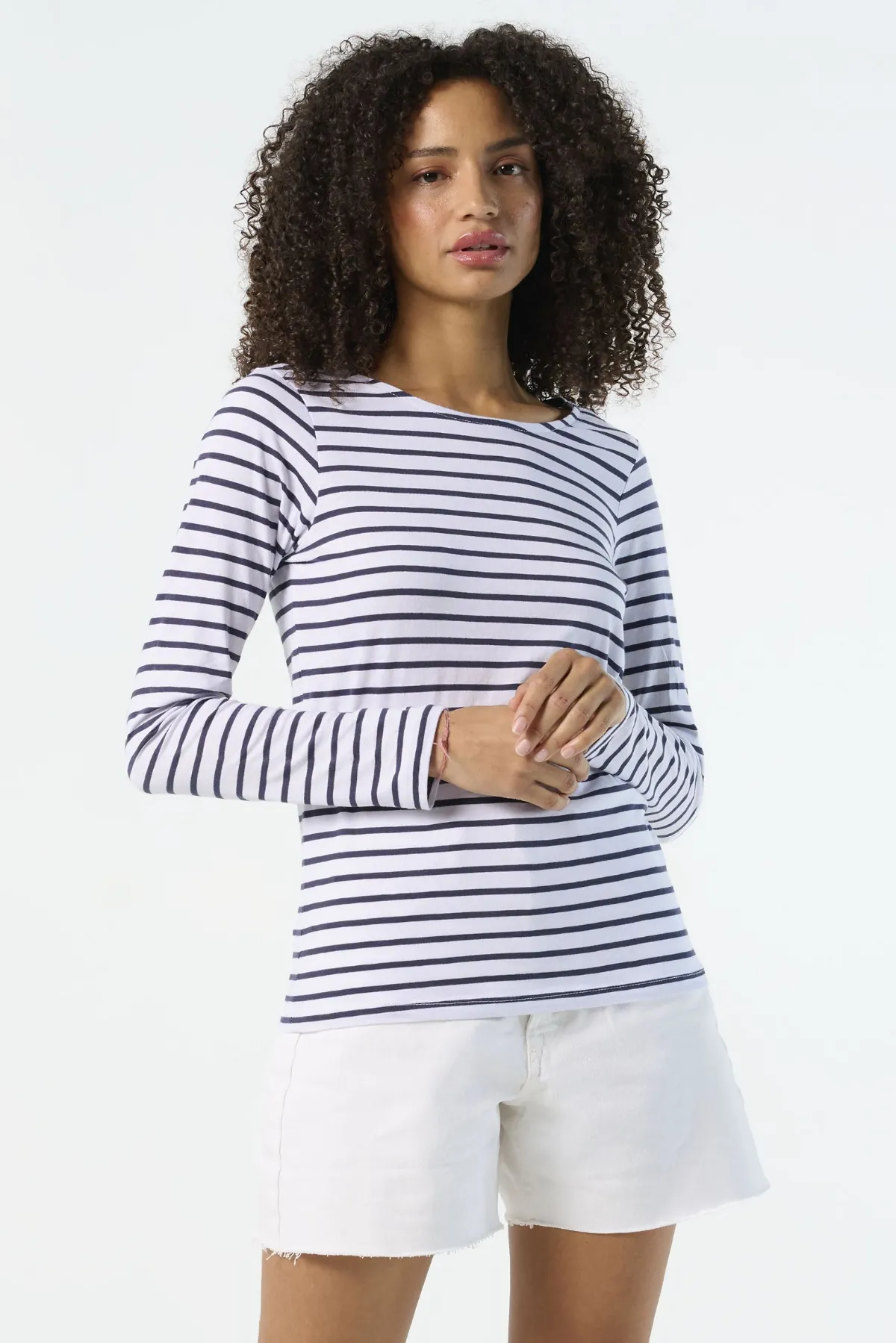 CAMISETA Sols Camiseta Mujer Manga Larga A Rayas SOL'S MARINE WOMEN