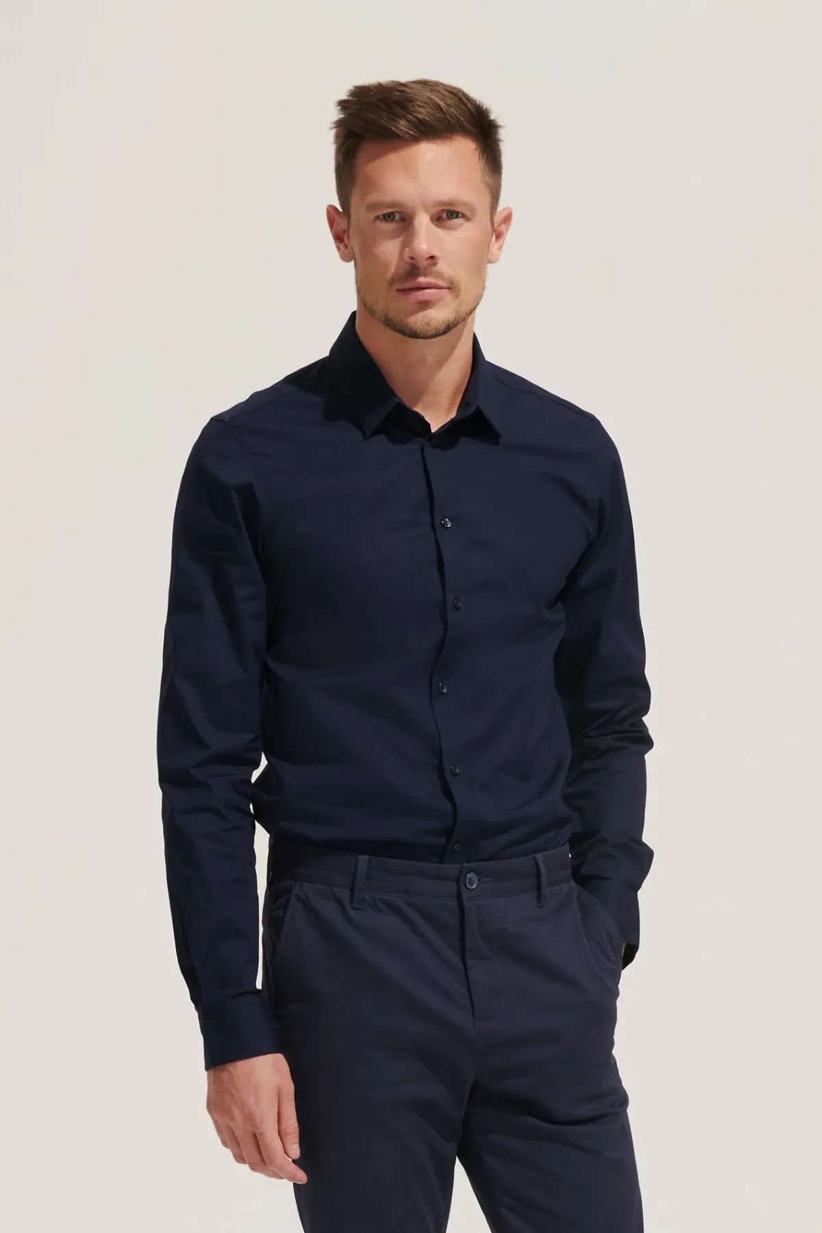 CAMISA Sols Camisa Stretch Hombre Manga Larga SOL'S BLAKE MEN