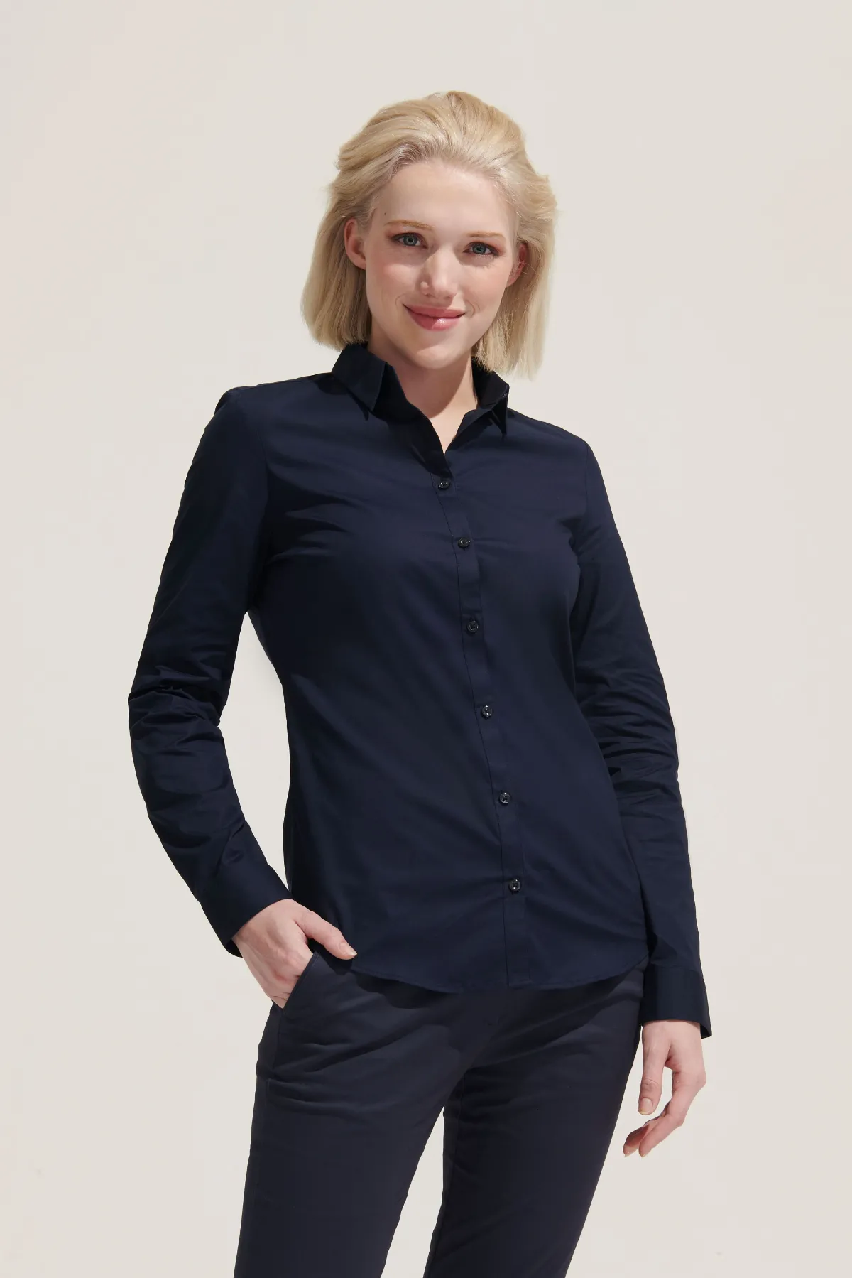 CAMISA Sols Camisa Stretch Mujer Manga Larga SOL'S BLAKE WOMEN
