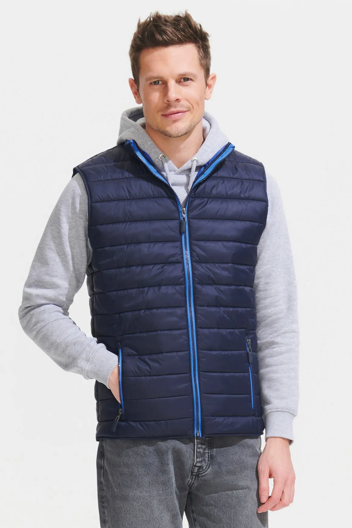 CHALECO ACOLCHADO Sols Chaleco Ligero Para Hombre SOL'S WAVE MEN