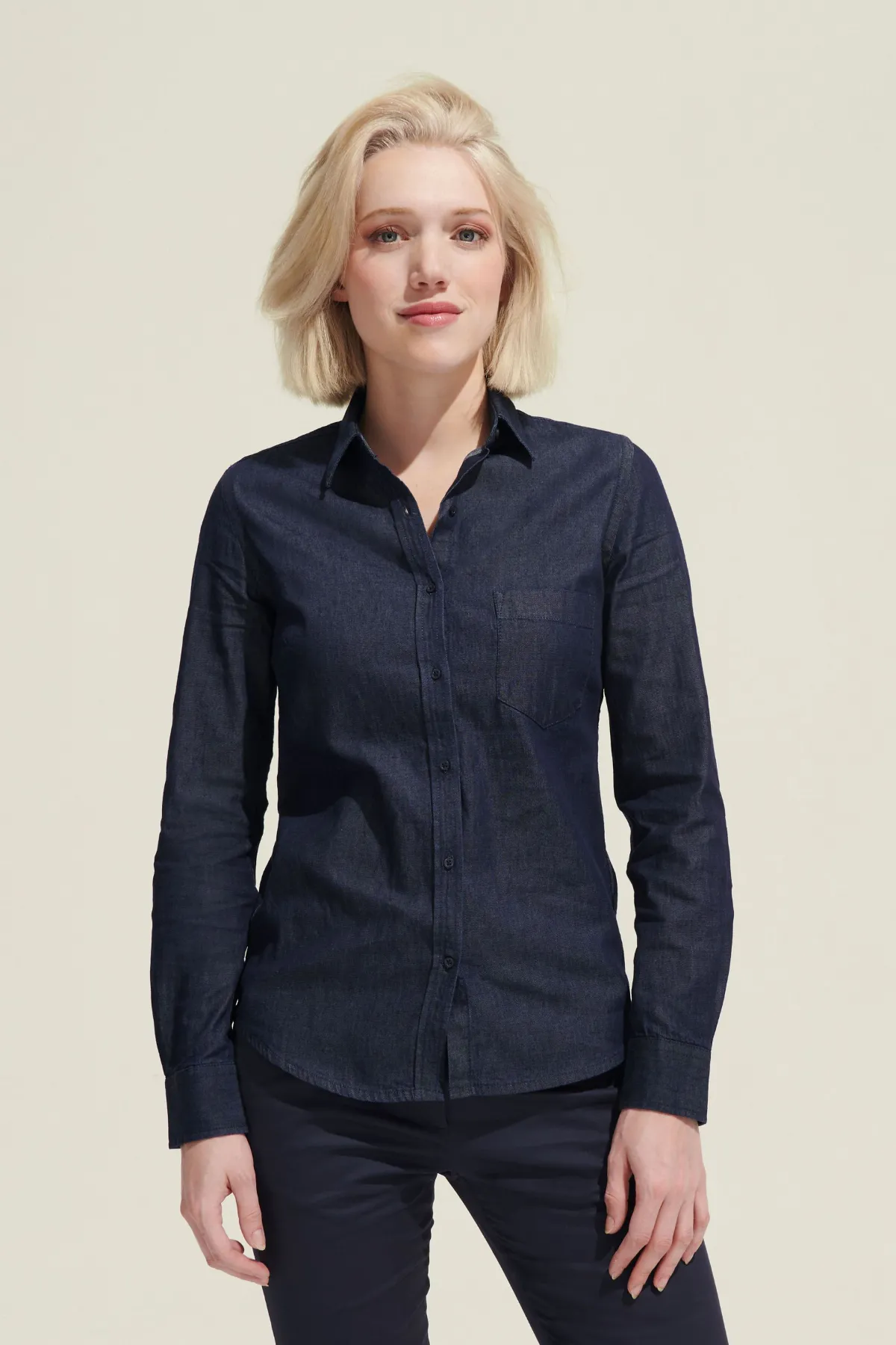 CAMISA Sols Camisa De Denim De Mujer SOL'S BARRY WOMEN