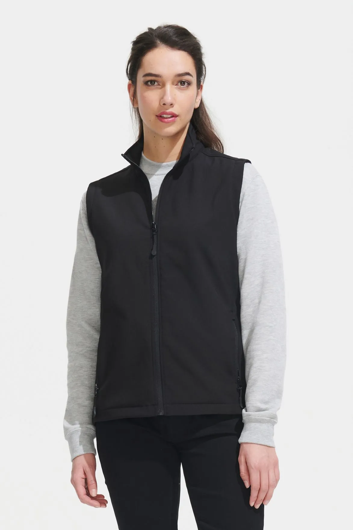 SOFTSHELL Sols Chaleco Softshell Para Mujer SOL'S RACE BW WOMEN