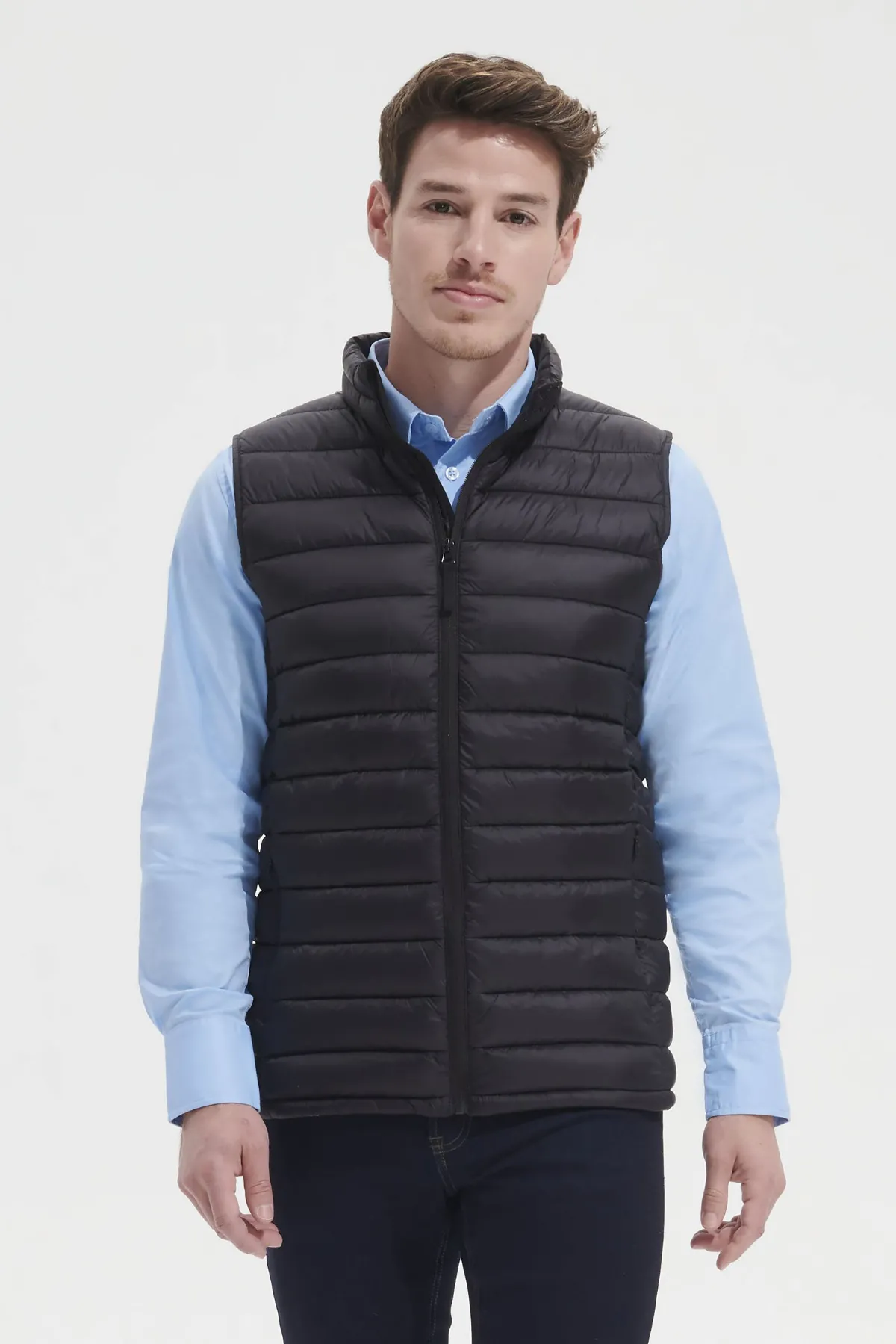 CHALECO ACOLCHADO Sols Chaleco Ligero Para Hombre SOL'S WILSON BW MEN
