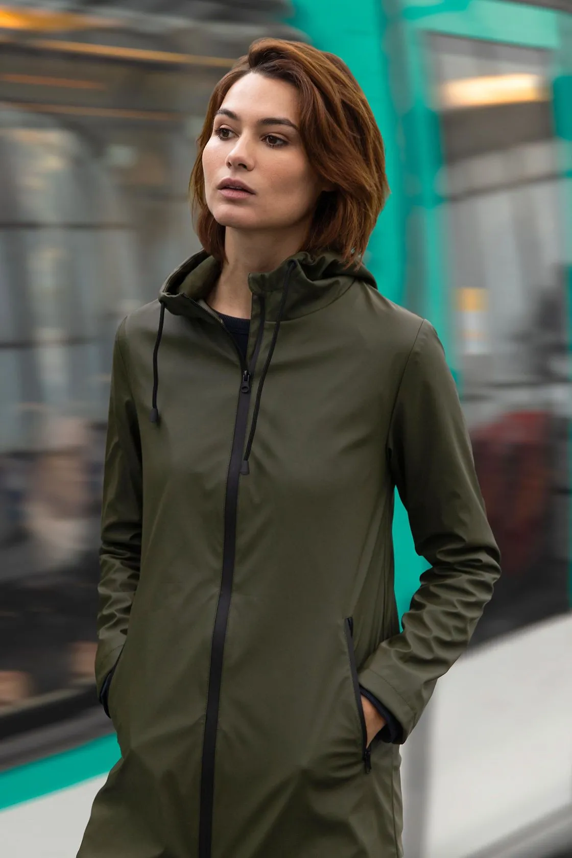 CAZADORA Y PARKA Sols Chaqueta Encerada Impermeable Mujer NEOBLU ANTOINE WOMEN
