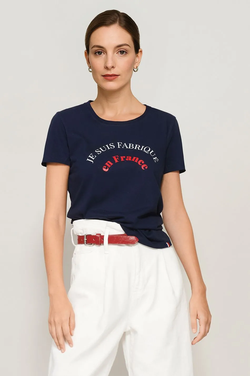 CAMISETA Sols Camiseta Mujer Cuello Redondo Made In France ATF LOLA