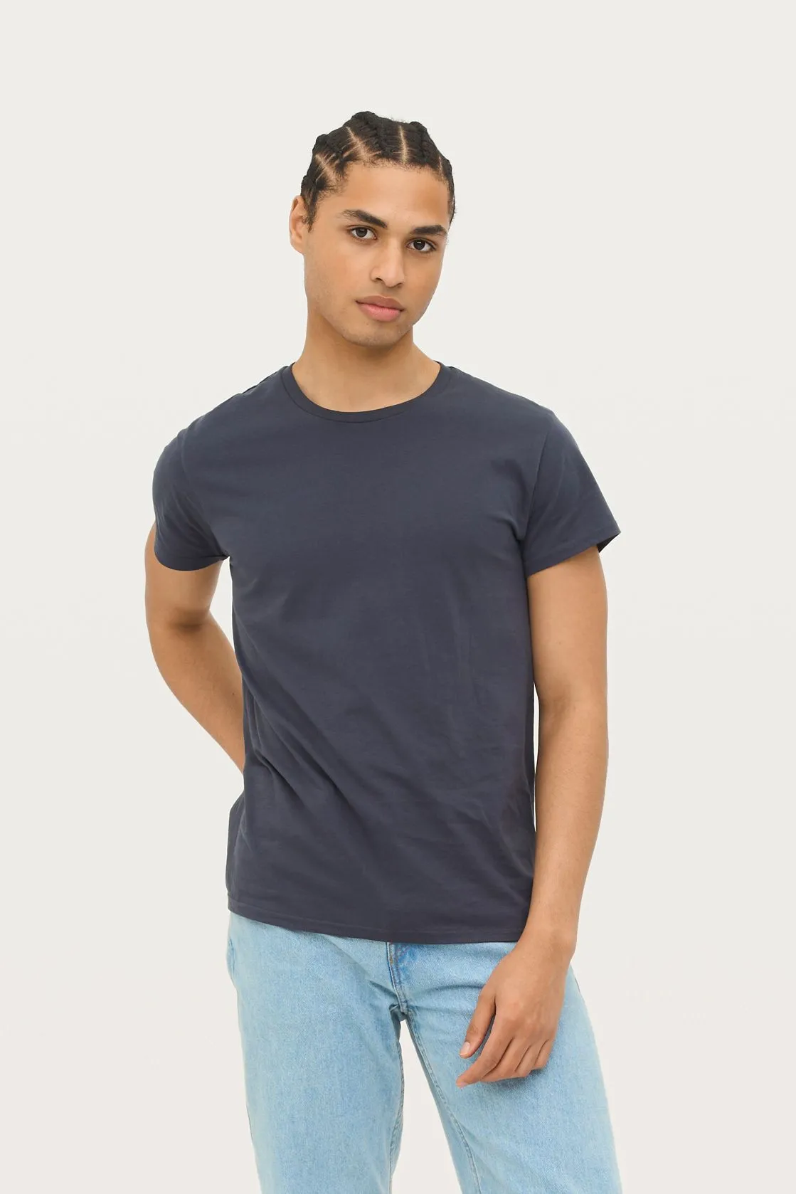 CAMISETA Sols Camiseta Hombre Ajustada De Punto Liso Y Cuello Redondo SOL'S CRUSADER MEN