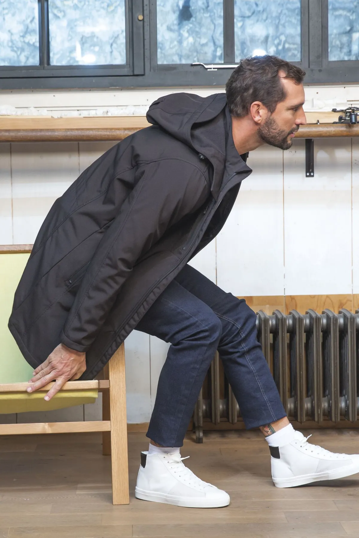 SOFTSHELL Sols Chaqueta Larga Softhsell Para Hombre NEOBLU ACHILLE MEN