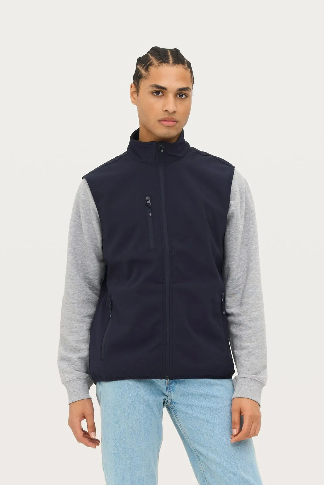 SOFTSHELL Sols Chaleco De Hombre Softshell SOL'S FALCON BW MEN