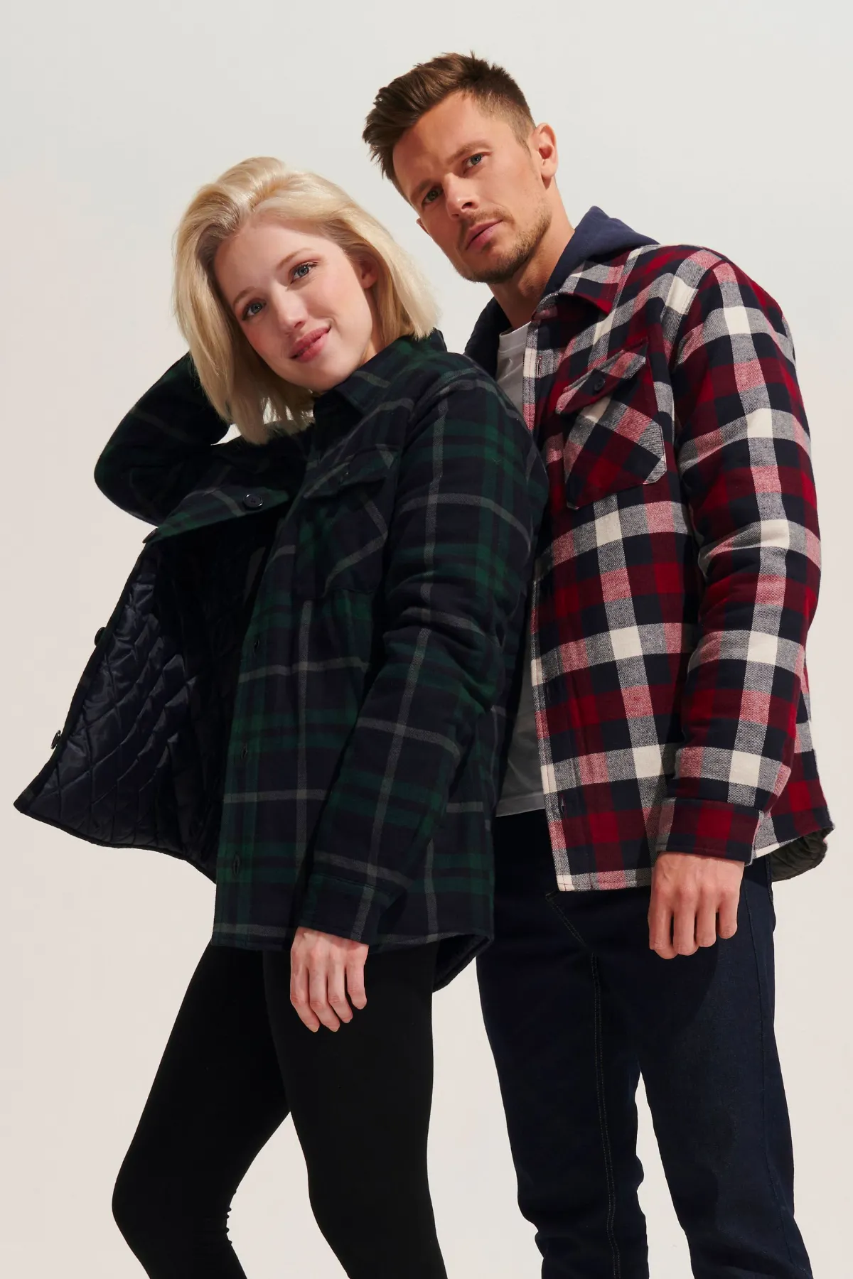 CAZADORA Y PARKA Sols Sobrecamisa Unisex De Cuadros SOL'S NOAH