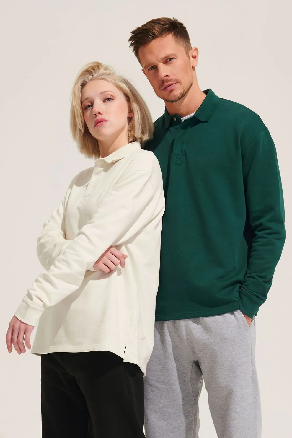 SUDADERA Sols Sudadera Unisex Cuello De Polo SOL'S HERITAGE