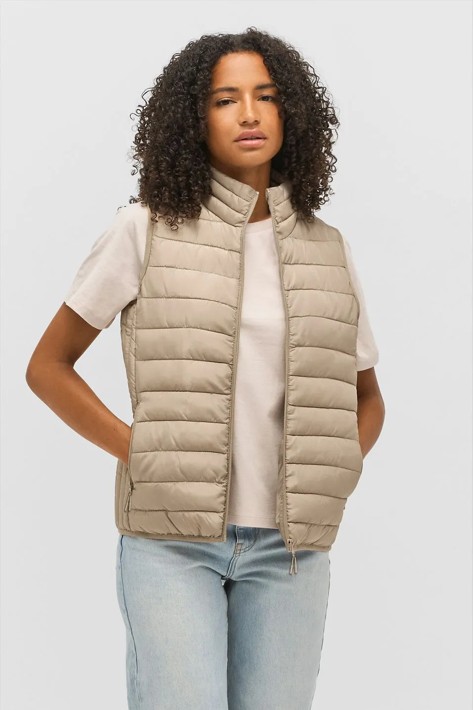 CHALECO ACOLCHADO Sols Chaleco Ligero Para Mujer SOL'S STREAM BW WOMEN