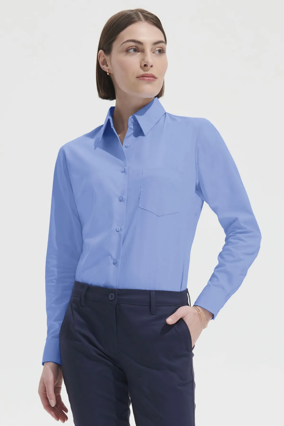 CAMISA Sols Camisa Mujer Popelín Manga Larga SOL'S EXECUTIVE