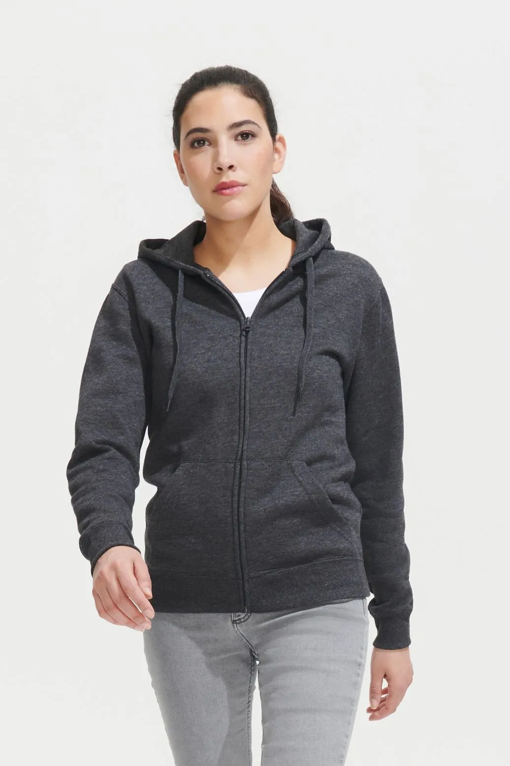 SUDADERA Sols Chaqueta De Mujer Con Capucha SOL'S SEVEN WOMEN