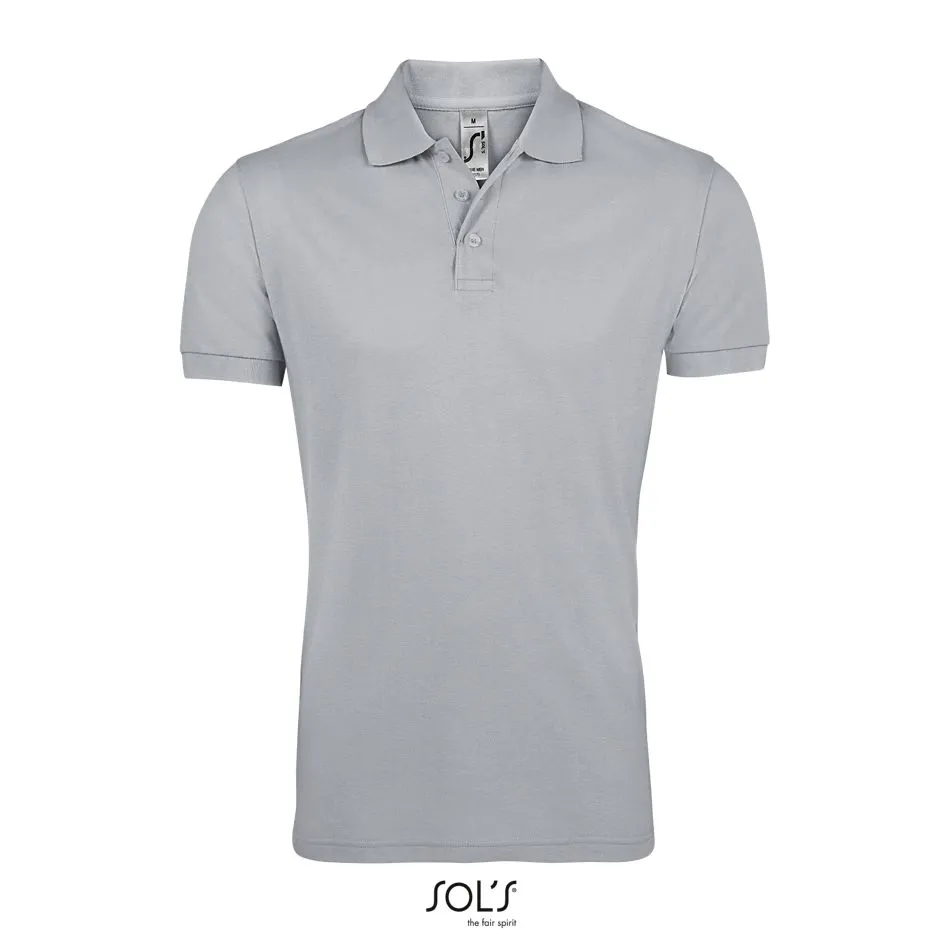 Polo De Polialgodón Para Hombre SOL'S PRIME MEN Gris puro