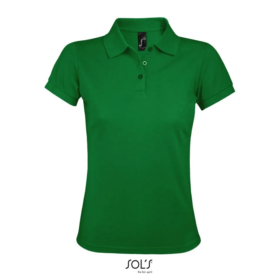 Polo De Polialgodón Para Mujer SOL'S PRIME WOMEN VERDE PRADERA