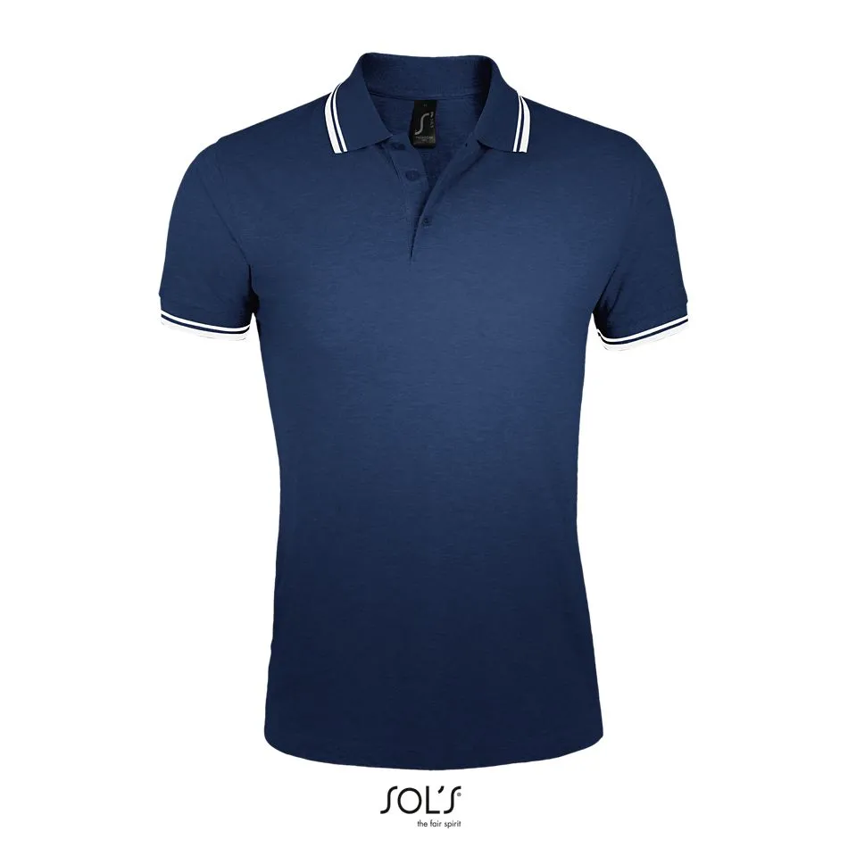 Polo Para Hombre SOL'S PASADENA MEN FRENCH MARINO / BLANCO