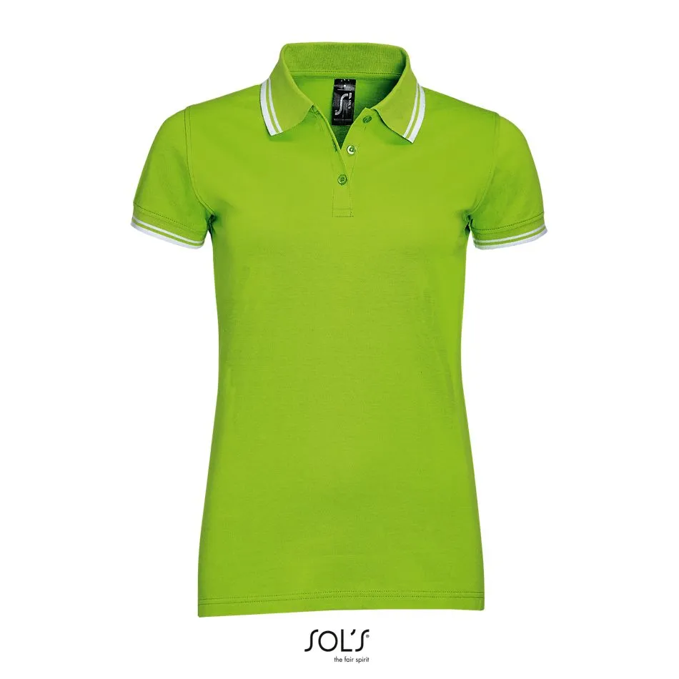 Polo Para Mujer SOL'S PASADENA WOMEN Lima_Blanco