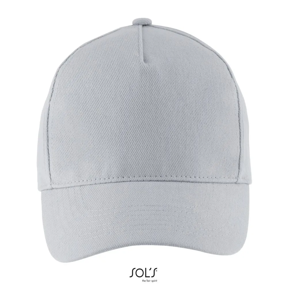 Gorra 5 Paneles SOL'S LONG BEACH Gris puro