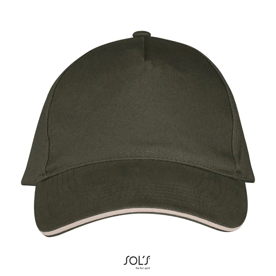 Gorra 5 Paneles SOL'S LONG BEACH Army Beig