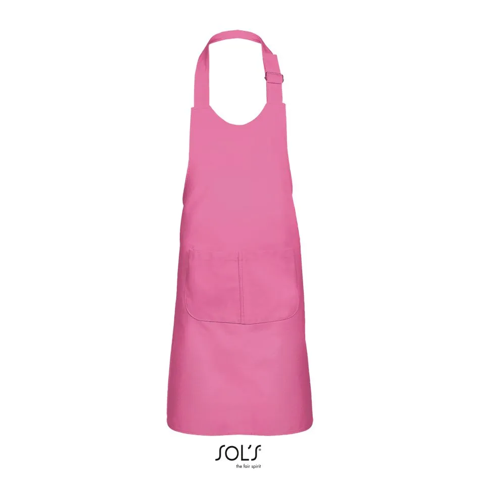 Delantal Niño Con Bolsillo SOL'S GALA KIDS ROSA ORQUÍDEA