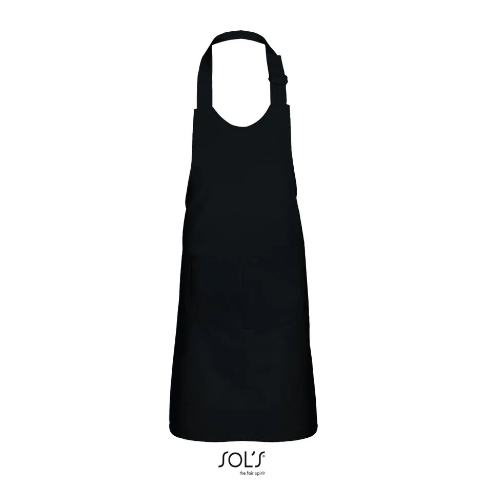 Delantal Niño Con Bolsillo SOL'S GALA KIDS NEGRO
