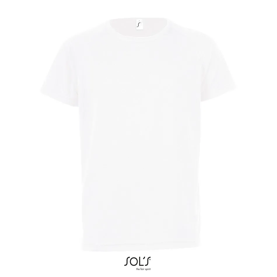 Camiseta Niños Mangas Raglán SOL'S SPORTY KIDS BLANCO