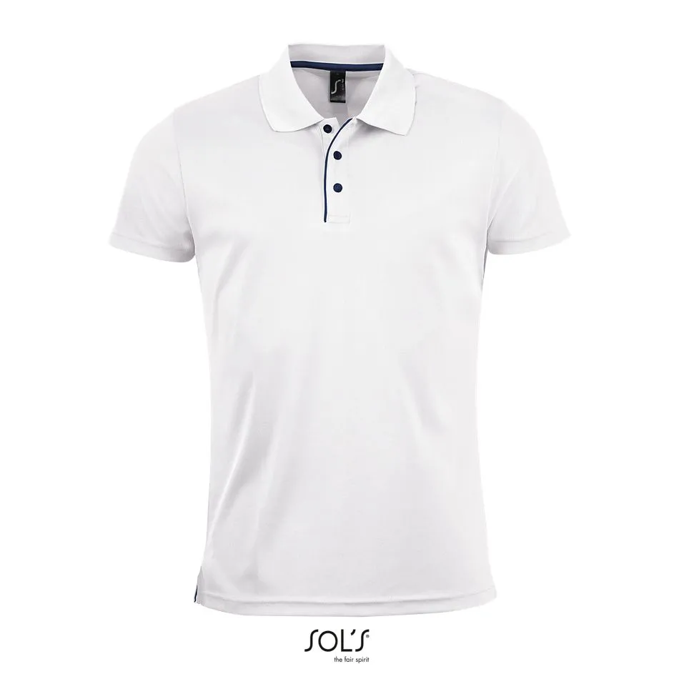 Polo De Deporte Para Hombre SOL'S PERFORMER MEN BLANCO
