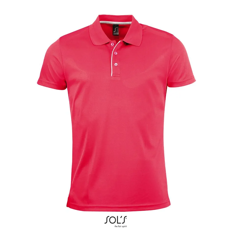 Polo De Deporte Para Hombre SOL'S PERFORMER MEN Neon coral
