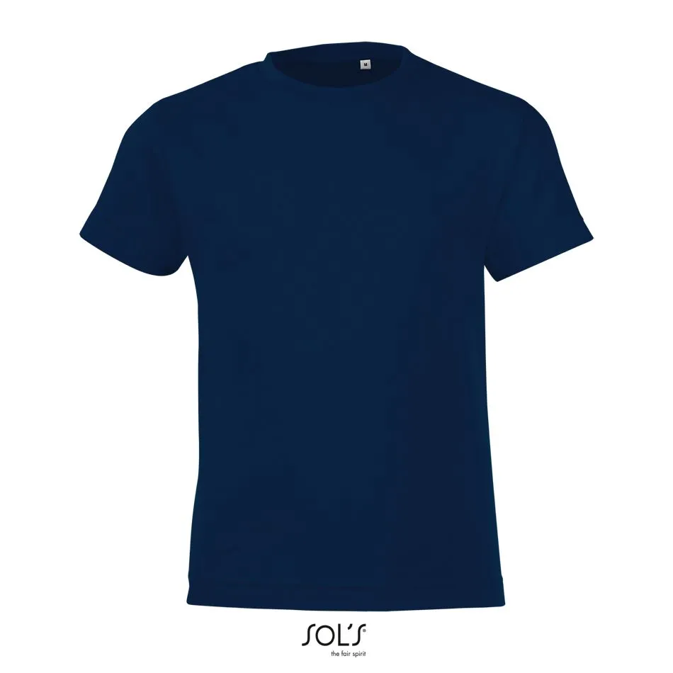 Camiseta Niños Cuello Redondo SOL'S REGENT FIT KIDS FRENCH MARINO